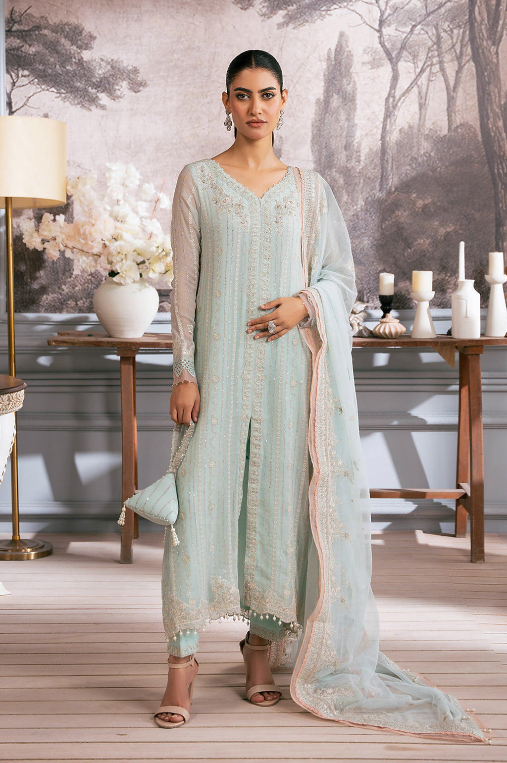 Zeen | Azalea Collection | WOM34107 - by Libasekhas UK - Registered Vendor of : Zeen - 100% Original Designer Dress