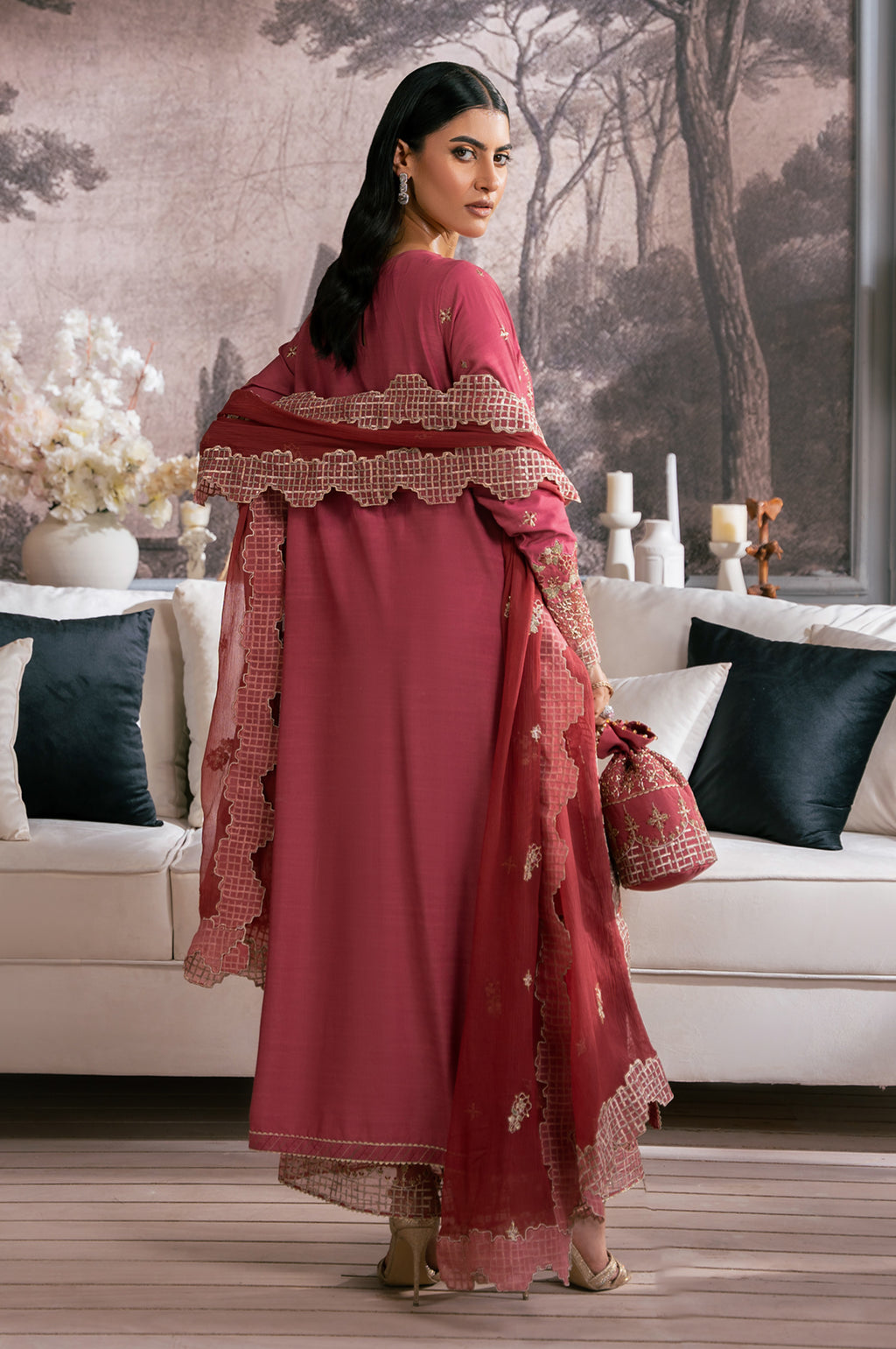 Zeen | Azalea Collection | WOM34111 - by Libasekhas UK - Registered Vendor of : Zeen - 100% Original Designer Dress