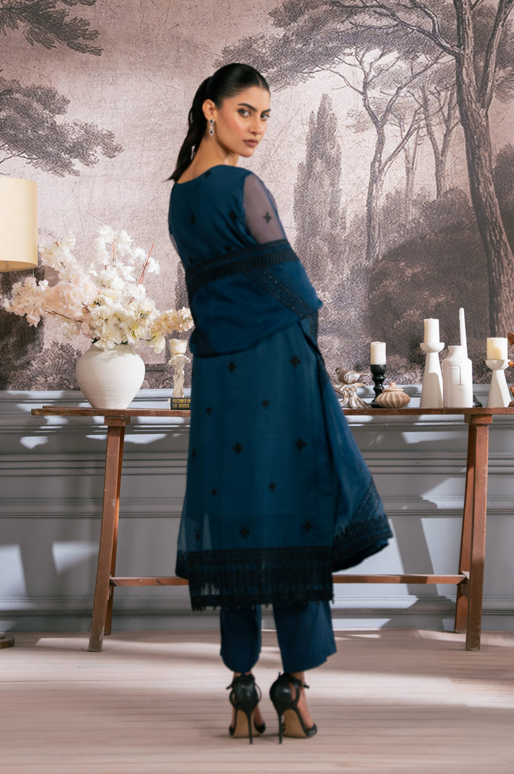 Zeen | Azalea Collection | WOM34126 - by Libasekhas UK - Registered Vendor of : Zeen - 100% Original Designer Dress