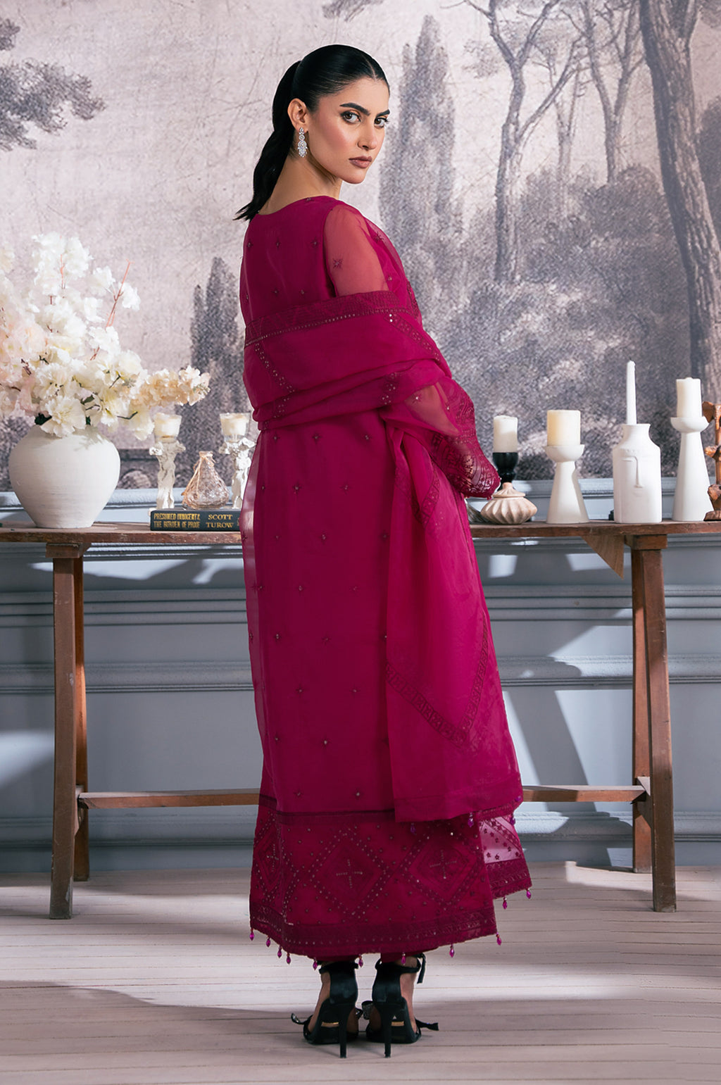 Zeen | Azalea Collection | WOM34128 - by Libasekhas UK - Registered Vendor of : Zeen - 100% Original Designer Dress