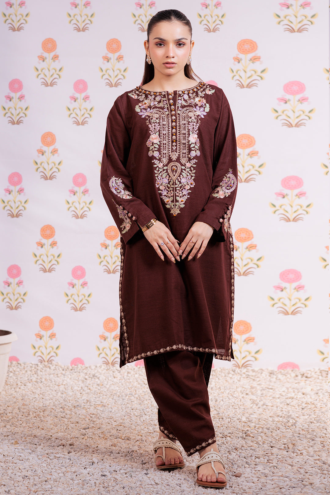 Zellbury | Winter Pret | Embroidered Kurta Trouser - 1290 - by - Libasekhas UK - Registered Vendor of : Zellbury Women - 100% Original Designer Dresss