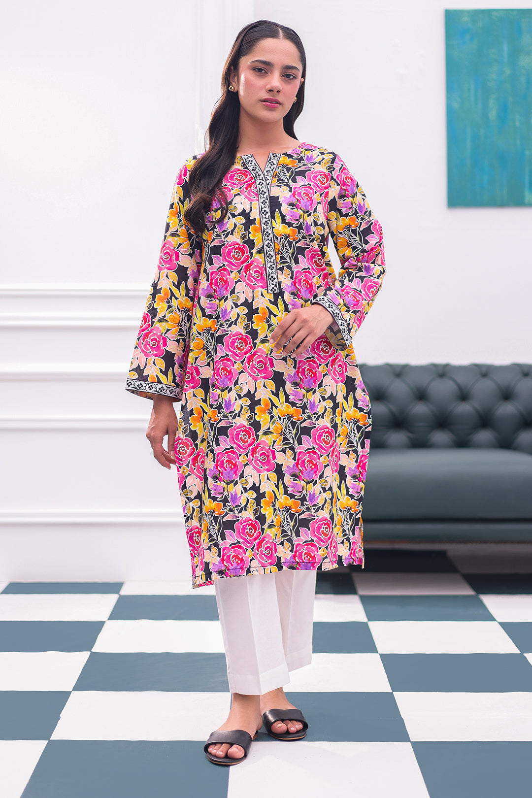 Zellbury | Summer Pret | Kurta - 2791 - by - Libasekhas UK - Registered Vendor of : Zellbury Women - 100% Original Designer Dresss