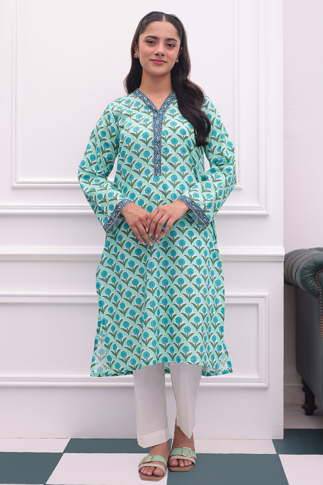 Zellbury | Summer Pret | Kurta - 2843 - by - Libasekhas UK - Registered Vendor of : Zellbury Women - 100% Original Designer Dresss