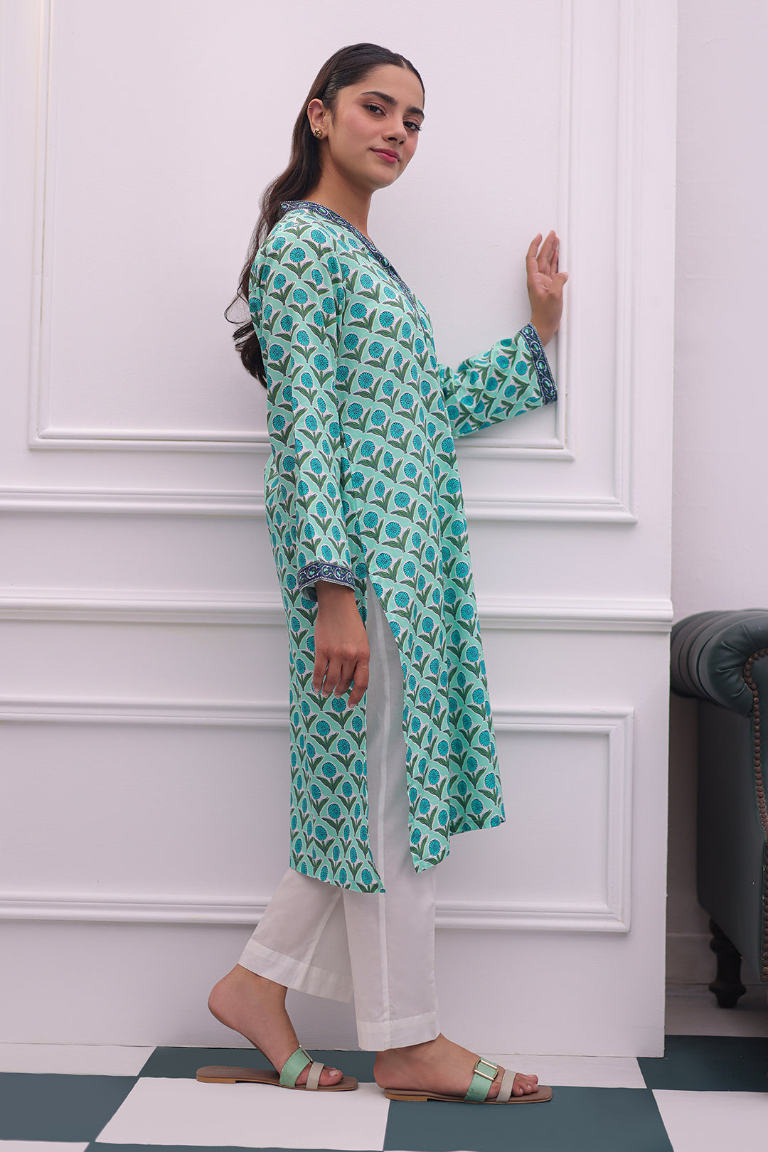 Zellbury | Summer Pret | Kurta - 2843 - by - Libasekhas UK - Registered Vendor of : Zellbury Women - 100% Original Designer Dresss