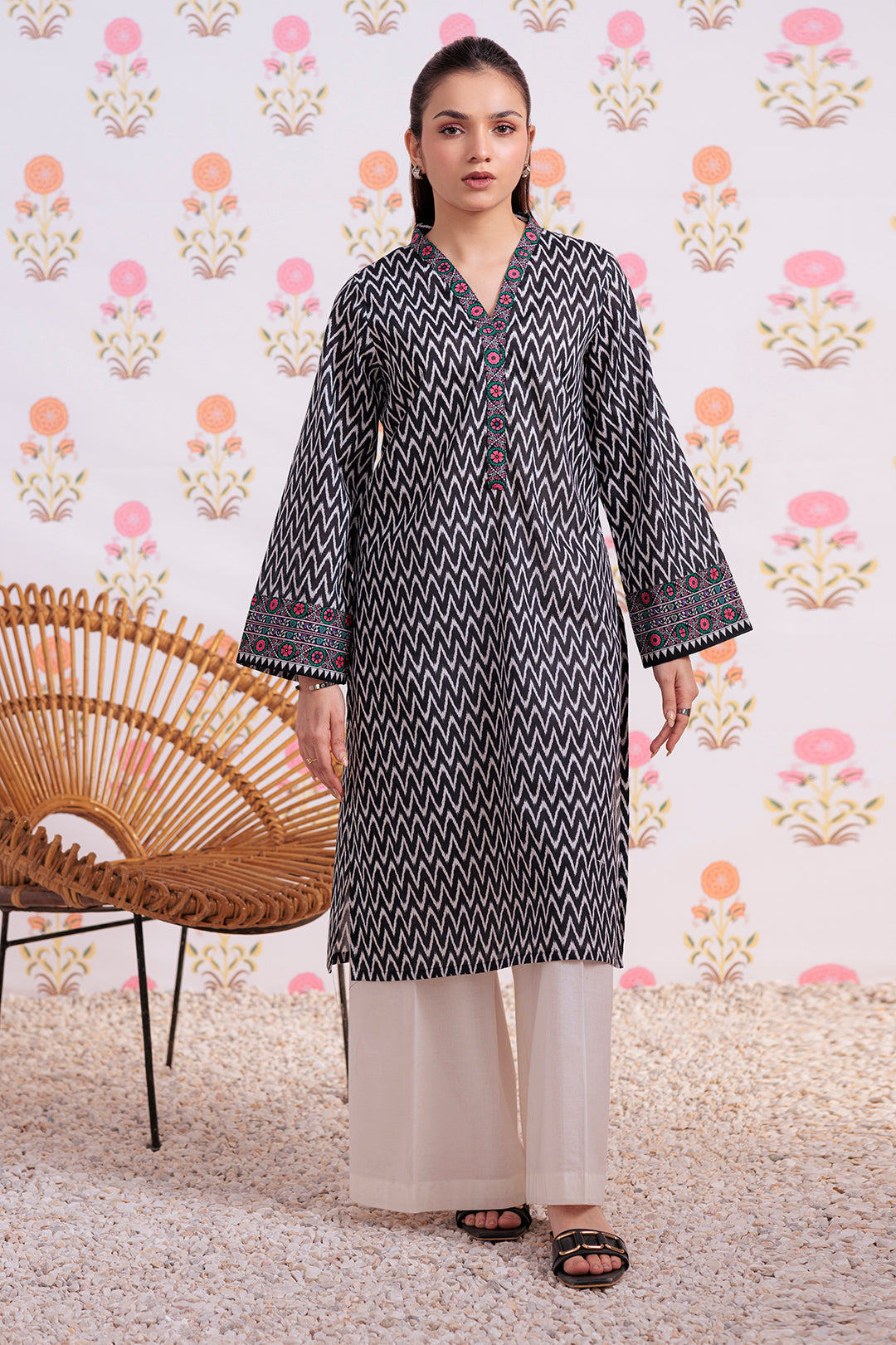 Zellbury | Winter Pret | Kurta - 3176 - by - Libasekhas UK - Registered Vendor of : Zellbury Women - 100% Original Designer Dresss