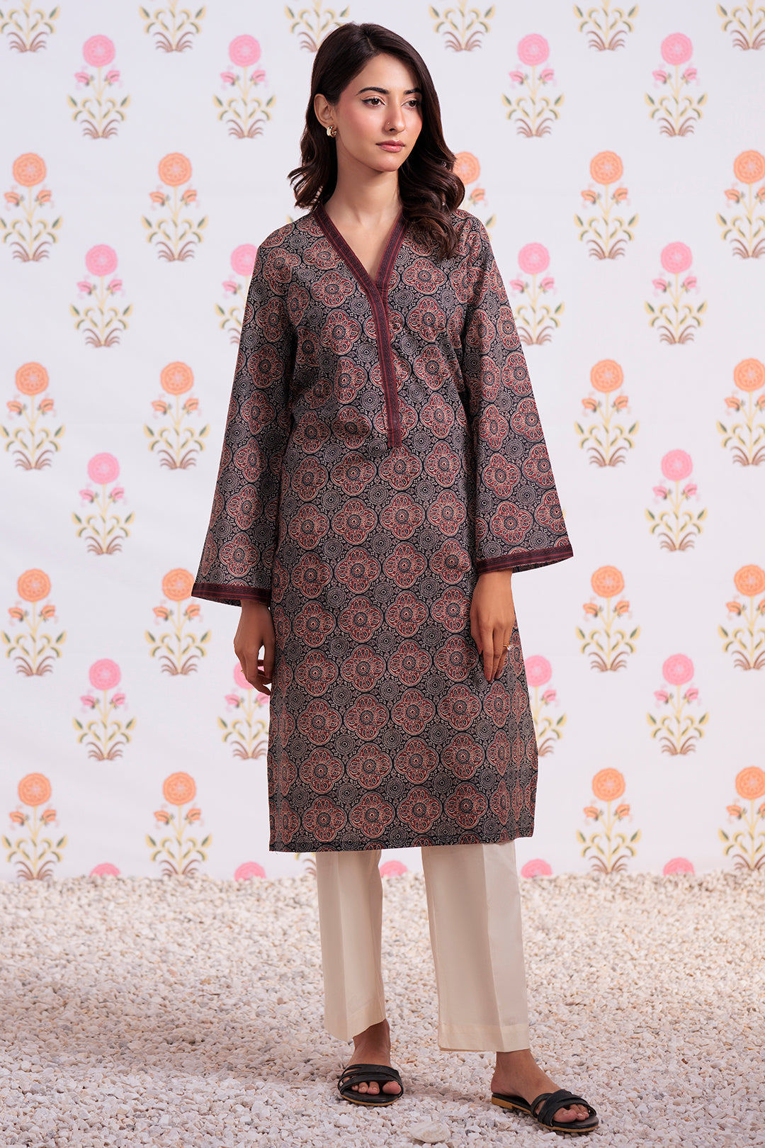 Zellbury | Winter Pret | Kurta - 3247 - by - Libasekhas UK - Registered Vendor of : Zellbury Women - 100% Original Designer Dresss