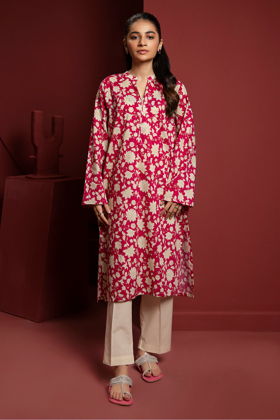 Zellbury | Winter Pret | Kurta - 3250 - by - Libasekhas UK - Registered Vendor of : Zellbury Women - 100% Original Designer Dresss