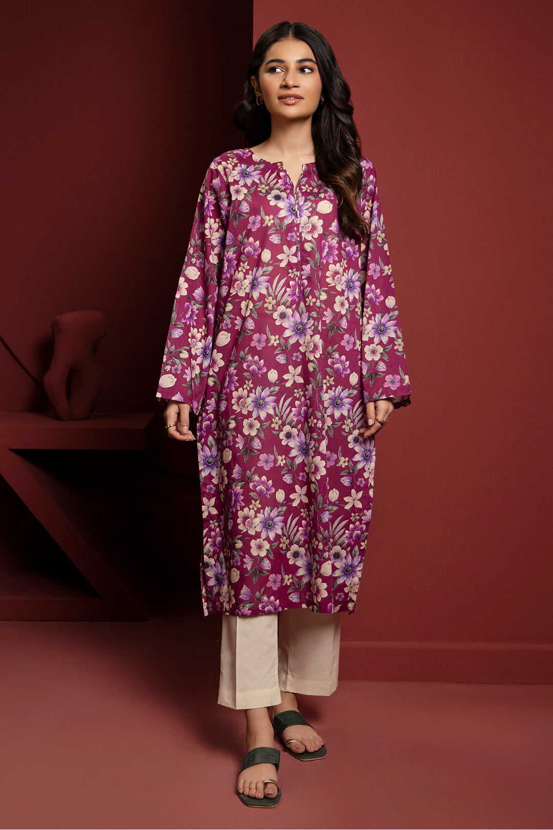 Zellbury | Winter Pret | Kurta - 3252 - by - Libasekhas UK - Registered Vendor of : Zellbury Women - 100% Original Designer Dresss
