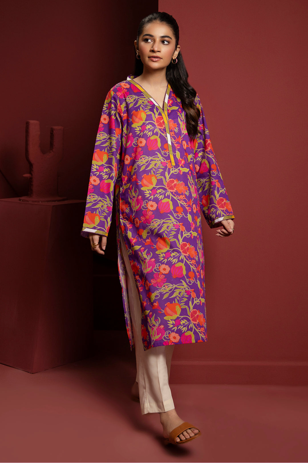 Zellbury | Winter Pret | Kurta - 3254 - by - Libasekhas UK - Registered Vendor of : Zellbury Women - 100% Original Designer Dresss