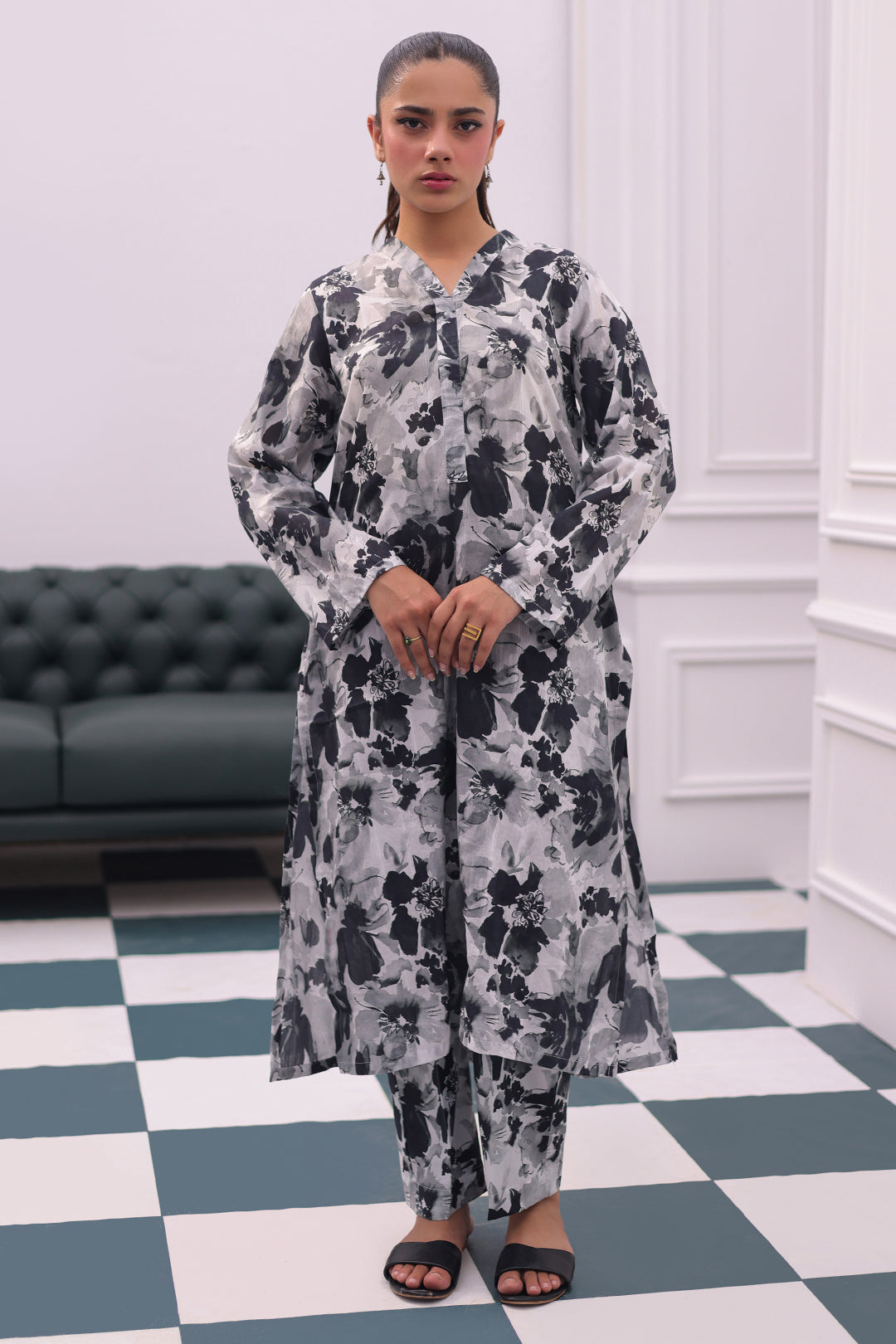 Zellbury | Summer Pret | Kurta Trouser - 2813 - by - Libasekhas UK - Registered Vendor of : Zellbury Women - 100% Original Designer Dresss