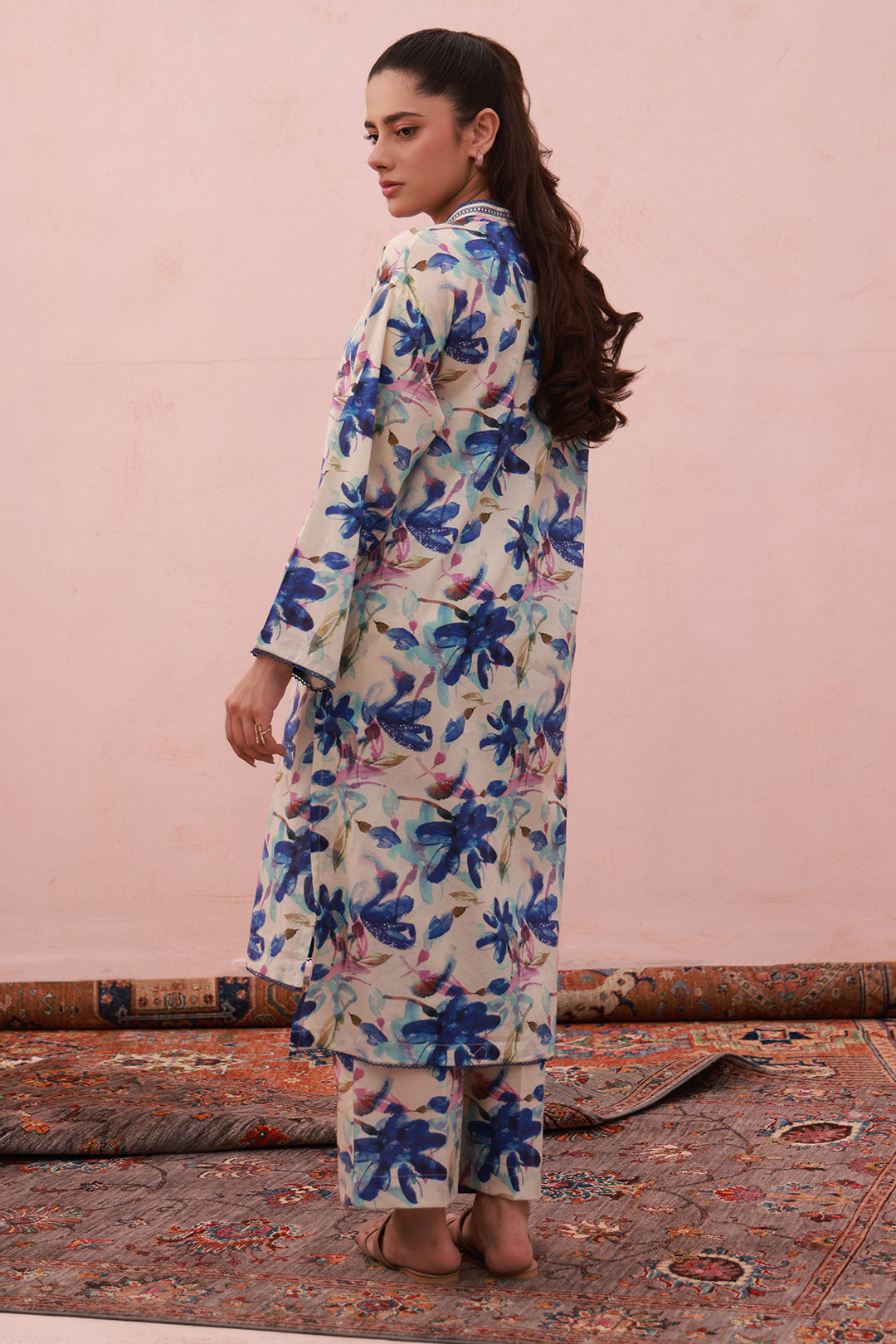 Zellbury | Summer Pret | Kurta Trouser - 2818 - by - Libasekhas UK - Registered Vendor of : Zellbury Women - 100% Original Designer Dresss