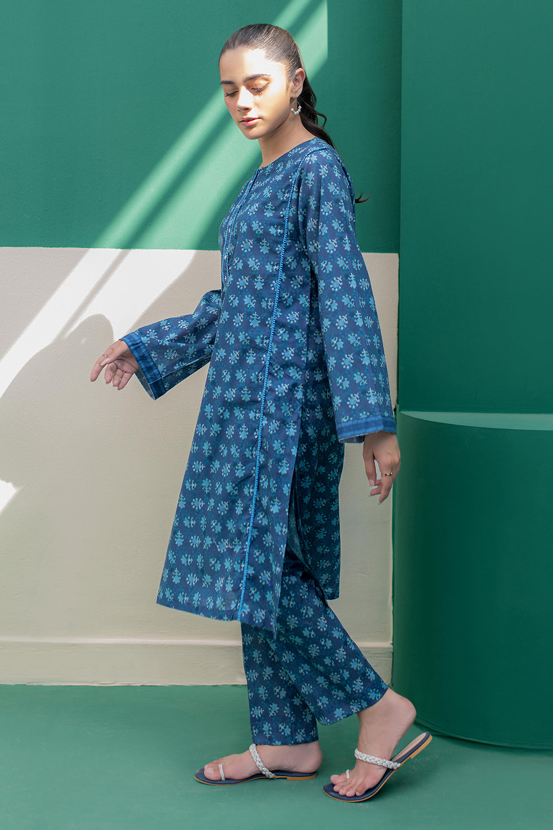 Zellbury | Summer Pret | Kurta Trouser - 2871 - by - Libasekhas UK - Registered Vendor of : Zellbury Women - 100% Original Designer Dresss