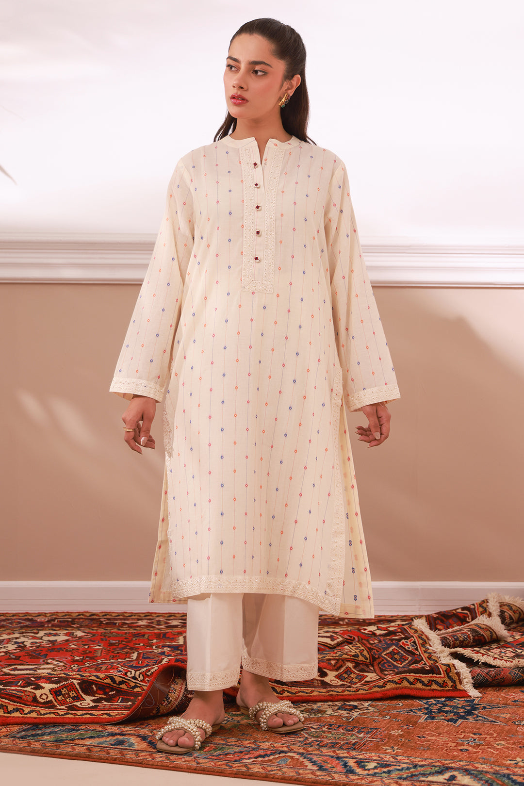 Zellbury | Summer Pret | Embroidered Kurta Trouser - 3323 - by - Libasekhas UK - Registered Vendor of : Zellbury Women - 100% Original Designer Dresss