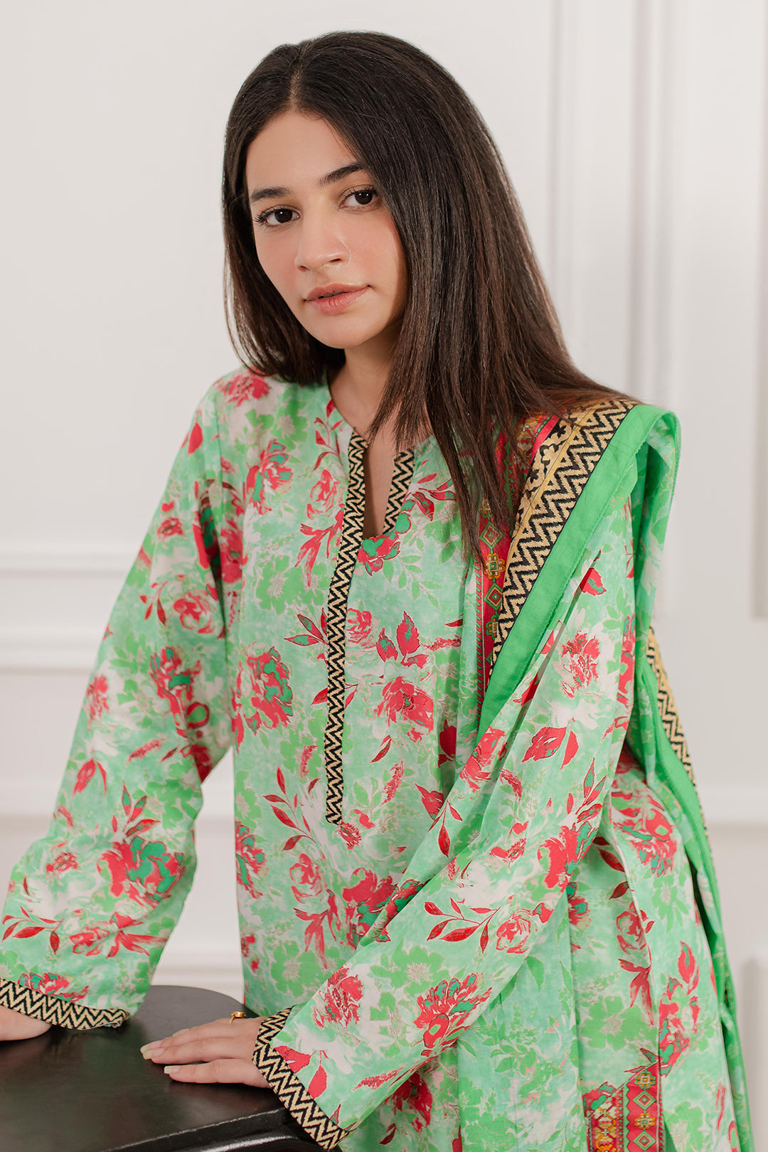 Zellbury | Summer Pret | Kurta Dupatta Trouser - 2829 - by - Libasekhas UK - Registered Vendor of : Zellbury Women - 100% Original Designer Dresss