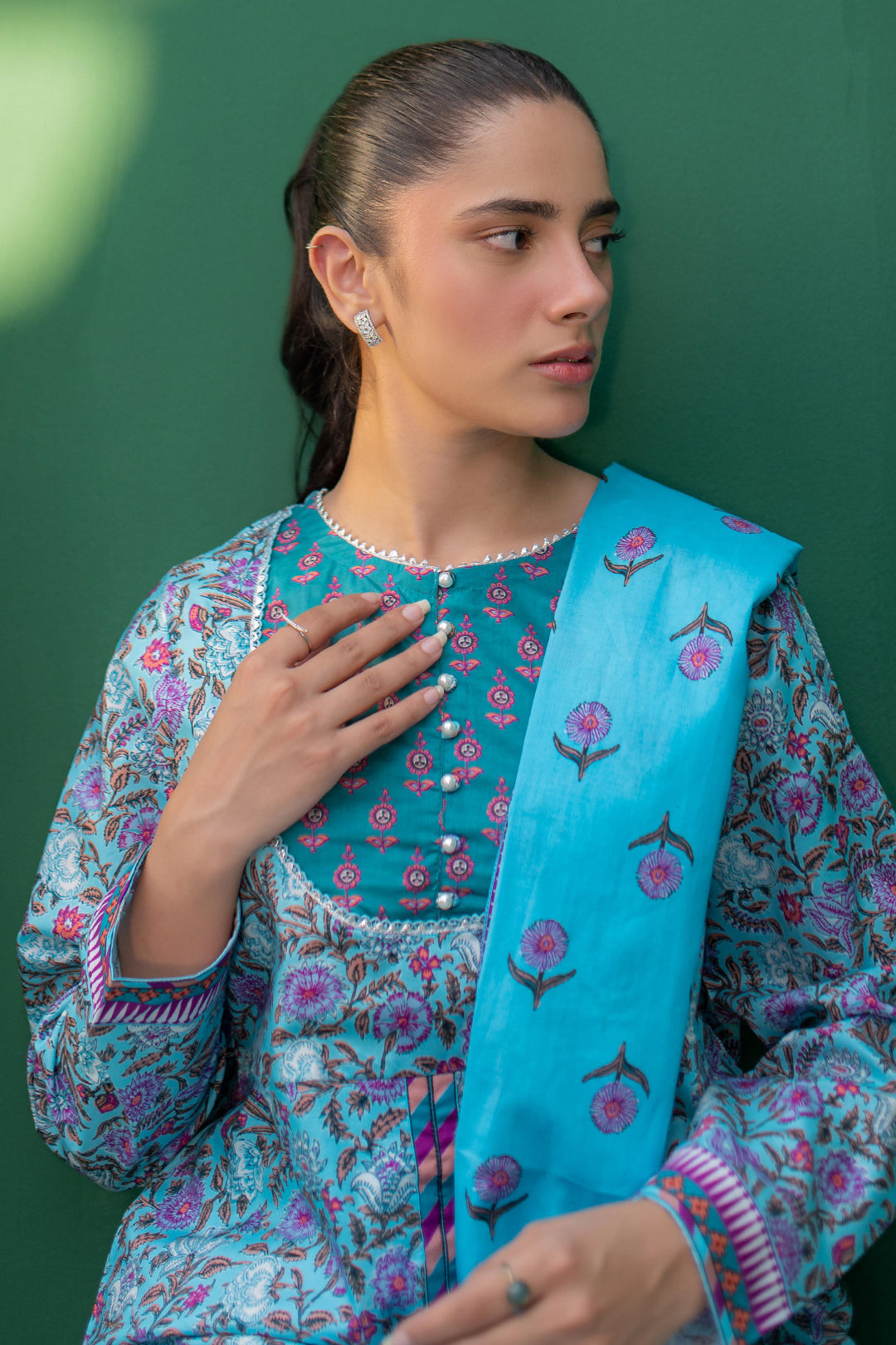 Zellbury | Summer Pret | Kurta Dupatta Trouser - 2856 - by - Libasekhas UK - Registered Vendor of : Zellbury Women - 100% Original Designer Dresss