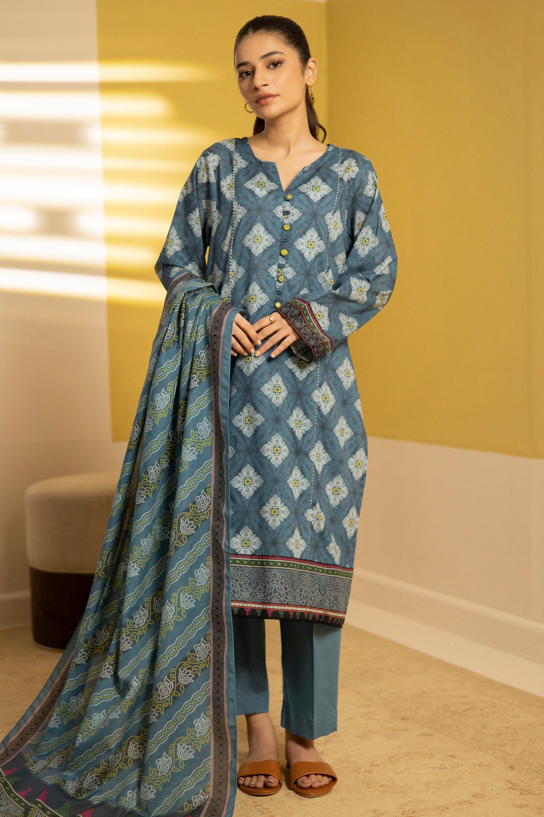 Zellbury | Summer Pret | Kurta Dupatta Trouser - 3244 - by - Libasekhas UK - Registered Vendor of : Zellbury Women - 100% Original Designer Dresss