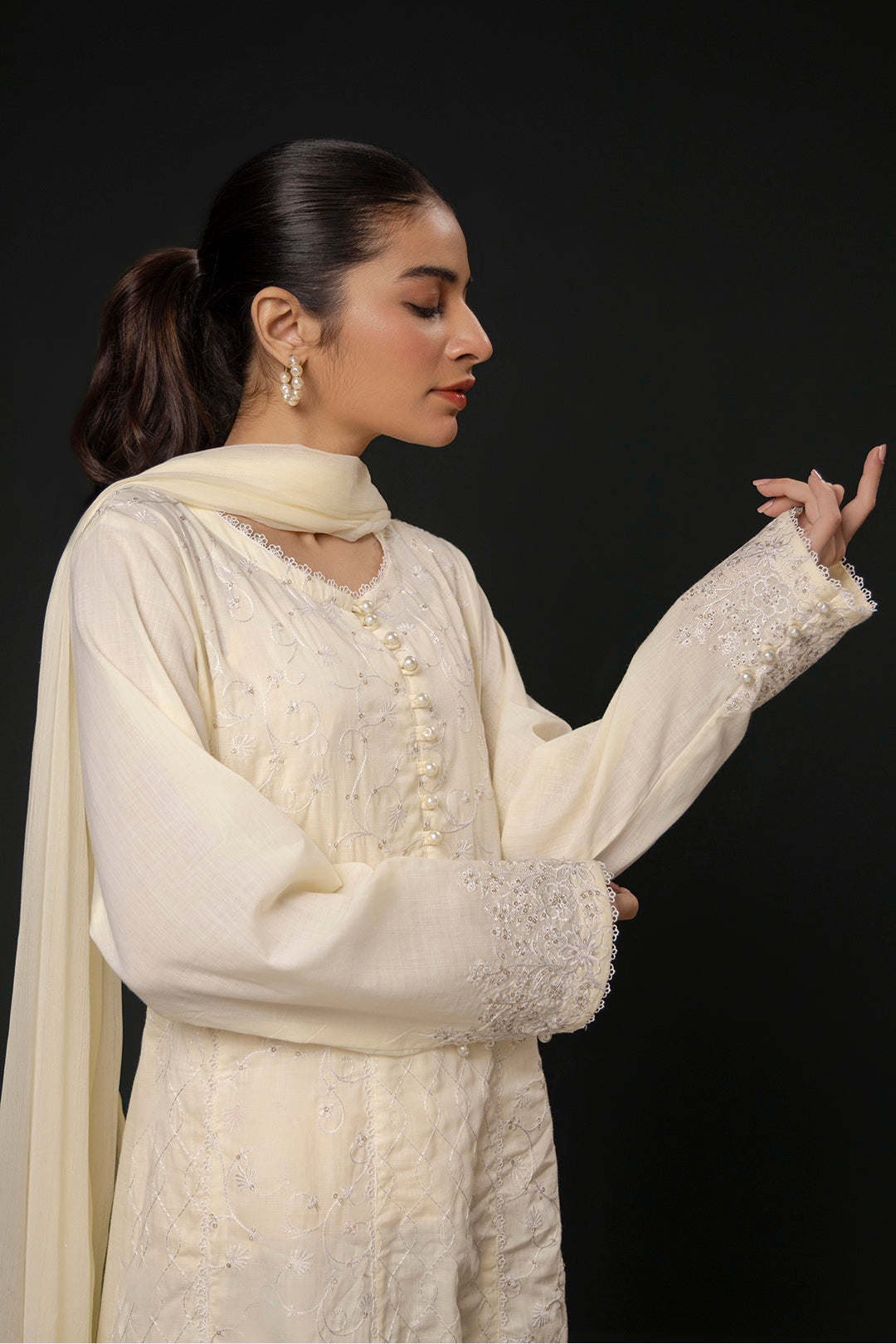 Zellbury | Summer Pret | Embroidered Kurta Dupatta Trouser - 3332 - by - Libasekhas UK - Registered Vendor of : Zellbury Women - 100% Original Designer Dresss