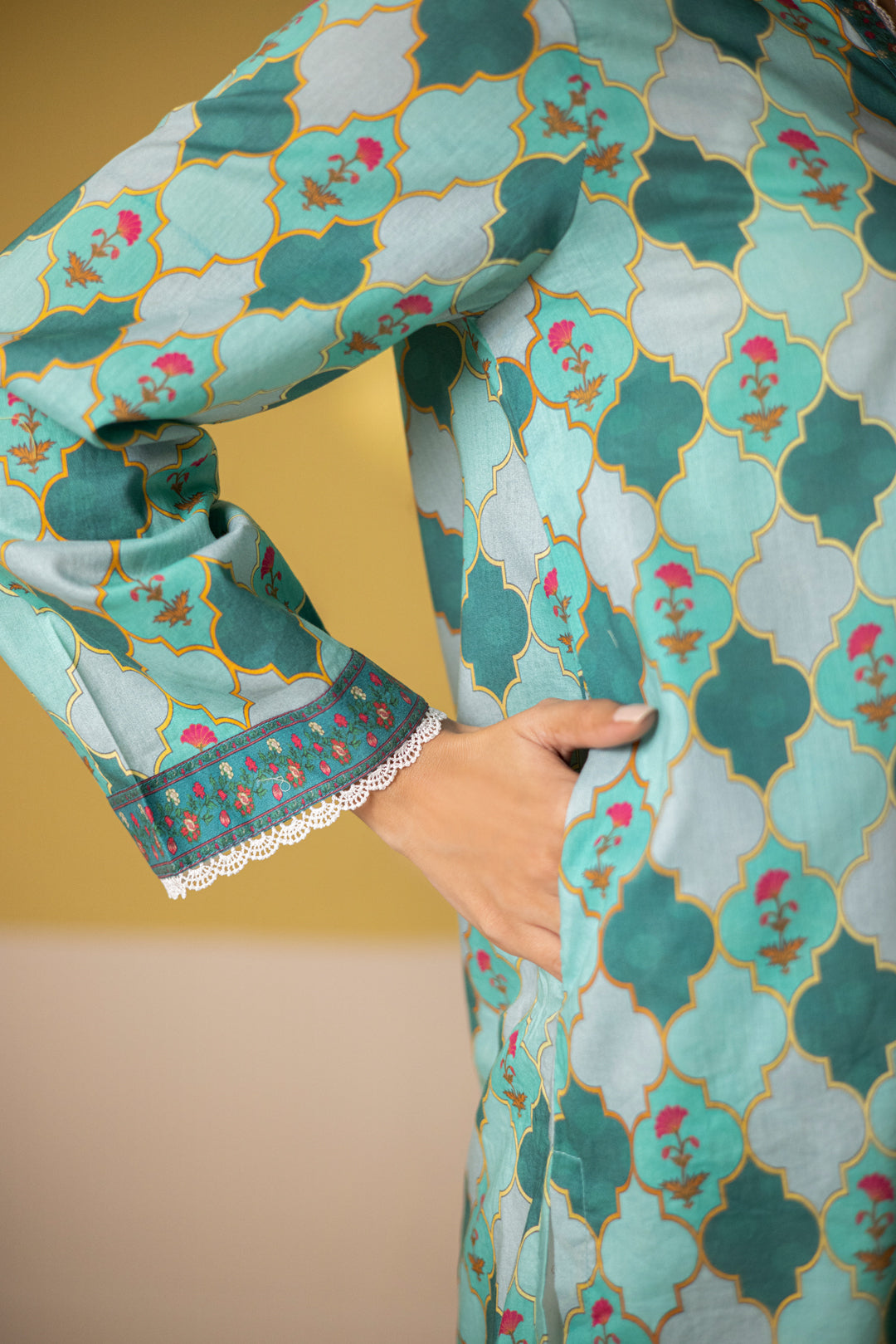 Zellbury | Summer Pret | Kurta - 1524 - by - Libasekhas UK - Registered Vendor of : Zellbury Women - 100% Original Designer Dresss