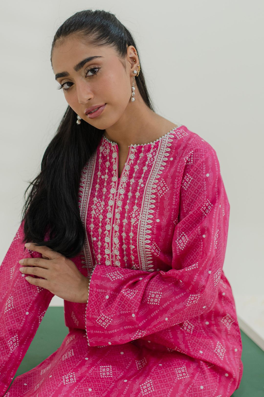 Zellbury | Summer Pret | Embroidered Kurta - 1853 - by - Libasekhas UK - Registered Vendor of : Zellbury Women - 100% Original Designer Dresss