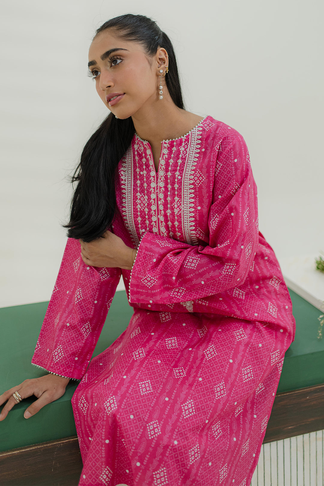 Zellbury | Summer Pret | Embroidered Kurta - 1853 - by - Libasekhas UK - Registered Vendor of : Zellbury Women - 100% Original Designer Dresss