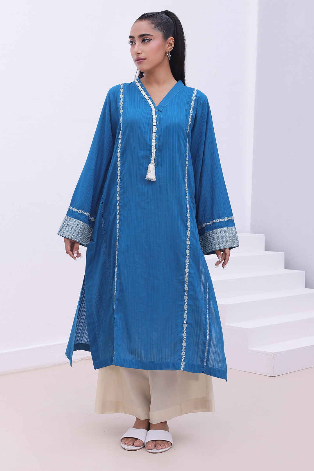 Zellbury | Summer Pret | Embroidered Kurta - 1864 - by - Libasekhas UK - Registered Vendor of : Zellbury Women - 100% Original Designer Dresss