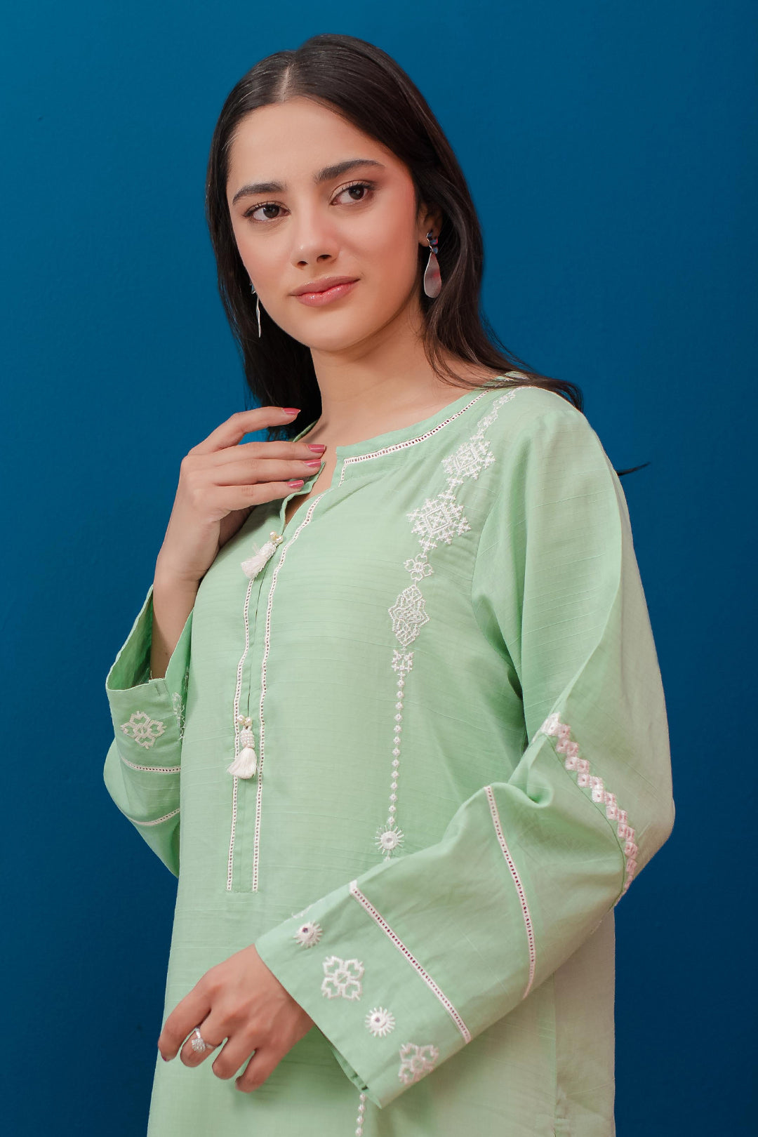 Zellbury | Summer Pret | Embroidered Kurta - 2049 - by - Libasekhas UK - Registered Vendor of : Zellbury Women - 100% Original Designer Dresss