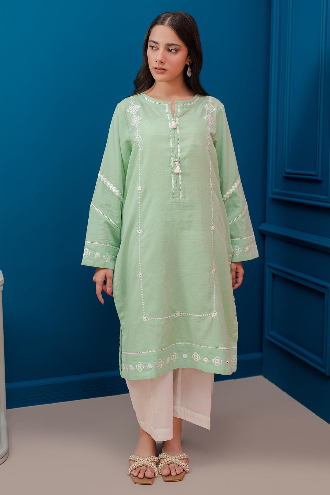 Zellbury | Summer Pret | Embroidered Kurta - 2049 - by - Libasekhas UK - Registered Vendor of : Zellbury Women - 100% Original Designer Dresss