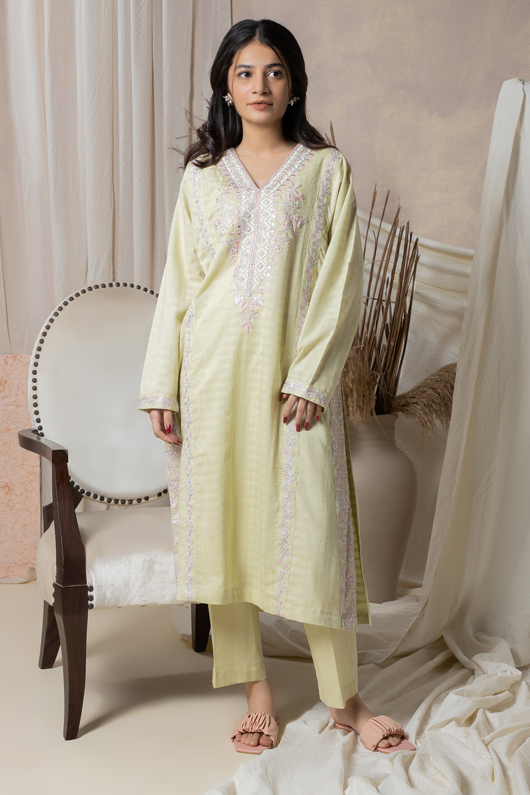 Zellbury | Summer Pret | Embroidered Kurta Trouser - 1767 - by - Libasekhas UK - Registered Vendor of : Zellbury Women - 100% Original Designer Dresss