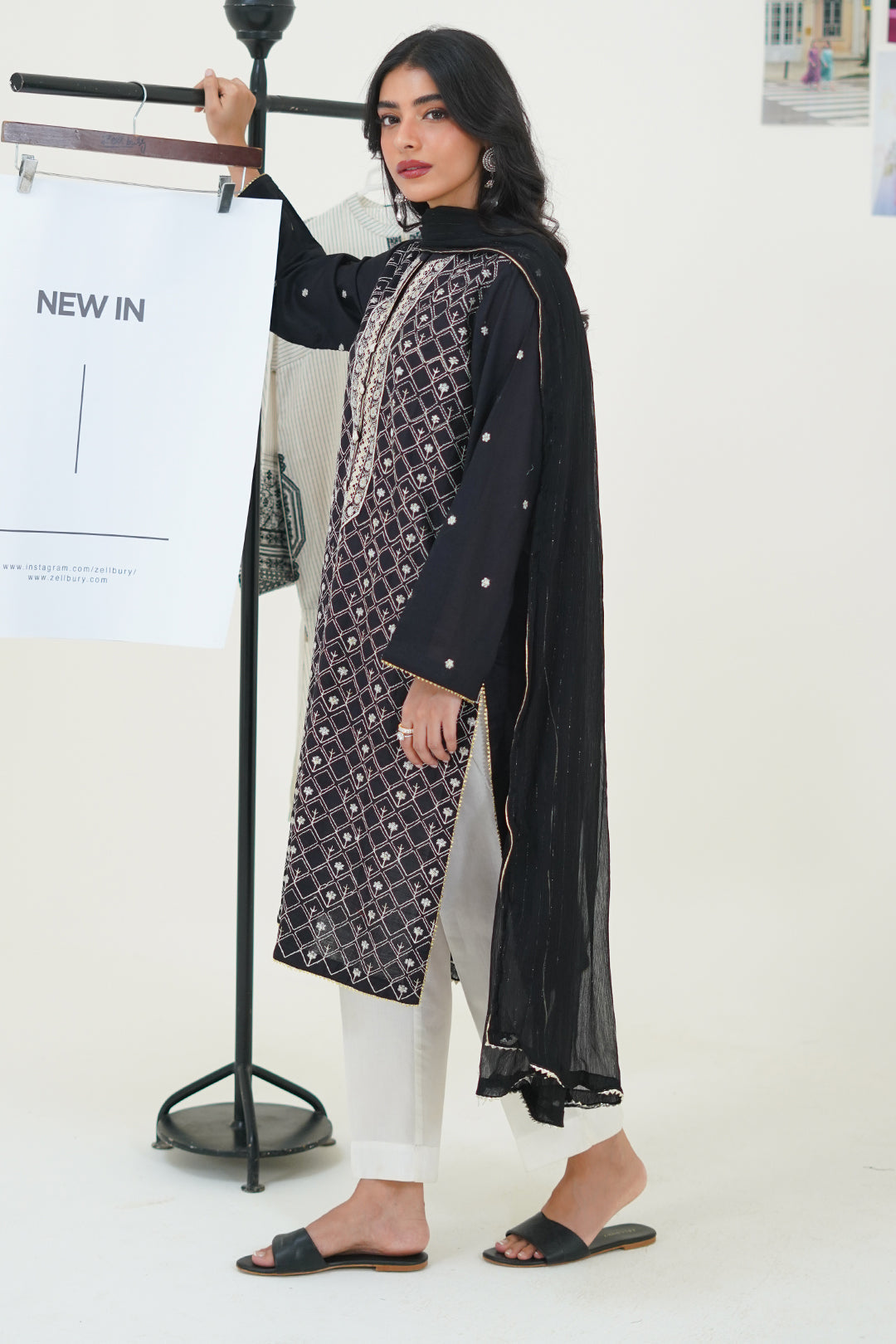Zellbury | Summer Pret | Embroidered Kurta Dupatta - 1772 - by - Libasekhas UK - Registered Vendor of : Zellbury Women - 100% Original Designer Dresss