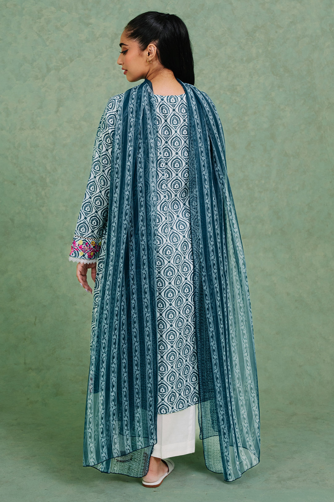 Zellbury | Summer Pret | Embroidered  Kurta Dupatta - 1897 - by - Libasekhas UK - Registered Vendor of : Zellbury Women - 100% Original Designer Dresss