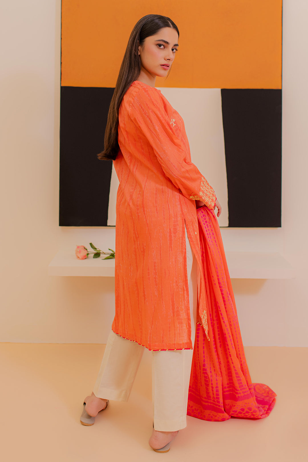 Zellbury | Summer Pret | Embroidered Kurta Dupatta - 1899 - by - Libasekhas UK - Registered Vendor of : Zellbury Women - 100% Original Designer Dresss