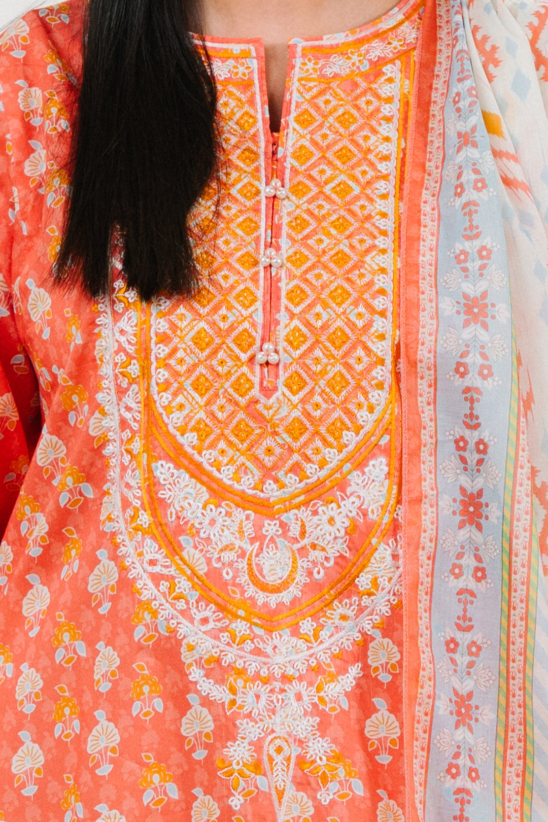 Zellbury | Summer Pret | Embroidered  Kurta Dupatta - 1902 - by - Libasekhas UK - Registered Vendor of : Zellbury Women - 100% Original Designer Dresss