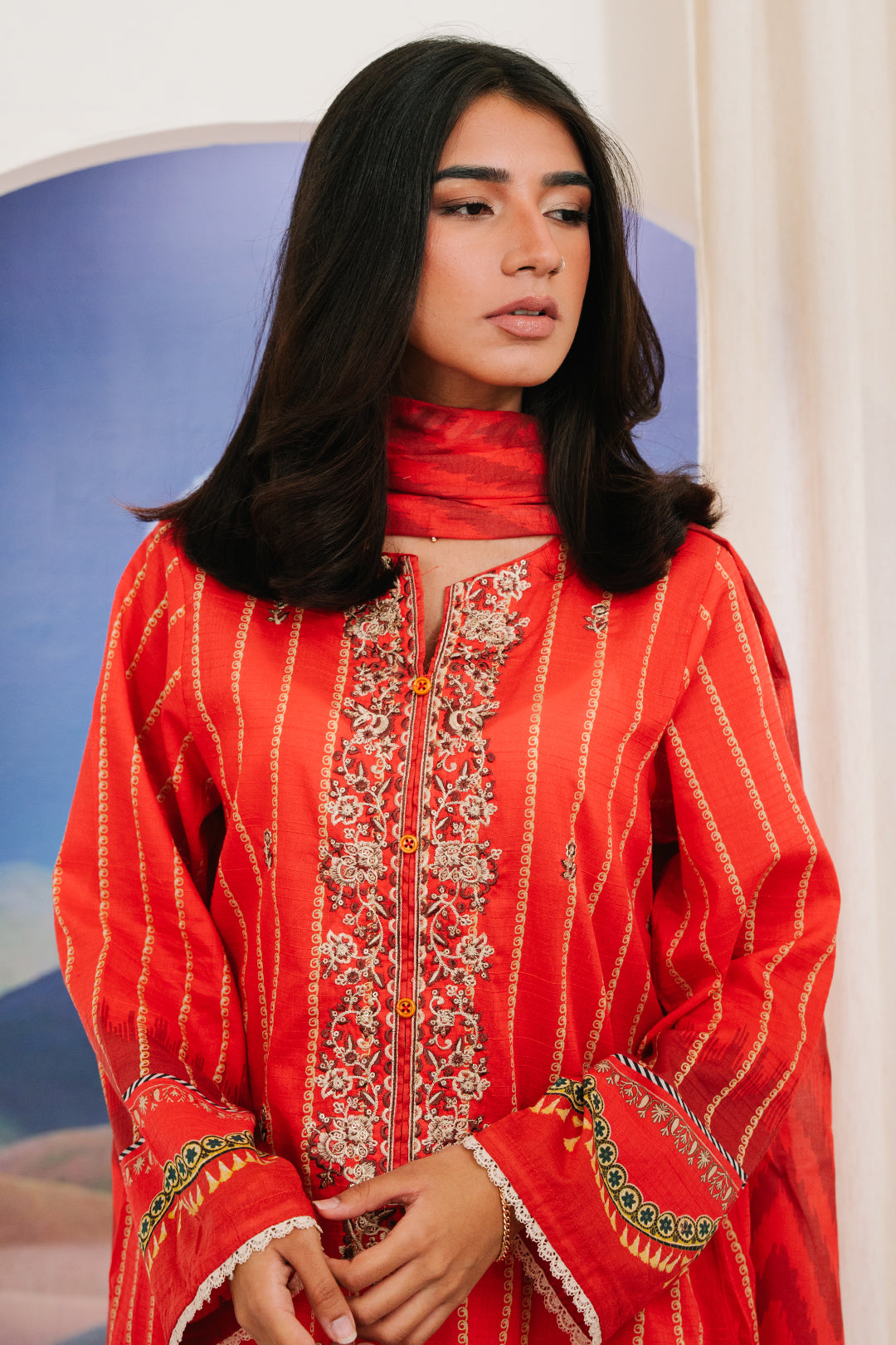 Zellbury | Summer Pret | Embroidered Kurta Dupatta - 1904 - by - Libasekhas UK - Registered Vendor of : Zellbury Women - 100% Original Designer Dresss