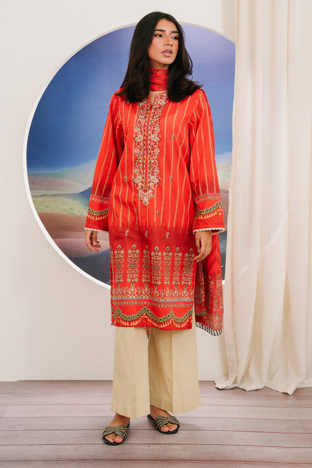 Zellbury | Summer Pret | Embroidered Kurta Dupatta - 1904 - by - Libasekhas UK - Registered Vendor of : Zellbury Women - 100% Original Designer Dresss