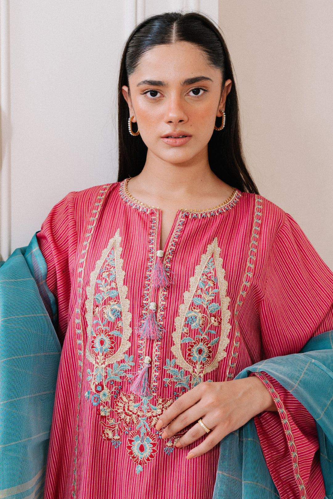Zellbury | Summer Pret | Embroidered Kurta Dupatta - 1983 - by - Libasekhas UK - Registered Vendor of : Zellbury Women - 100% Original Designer Dresss