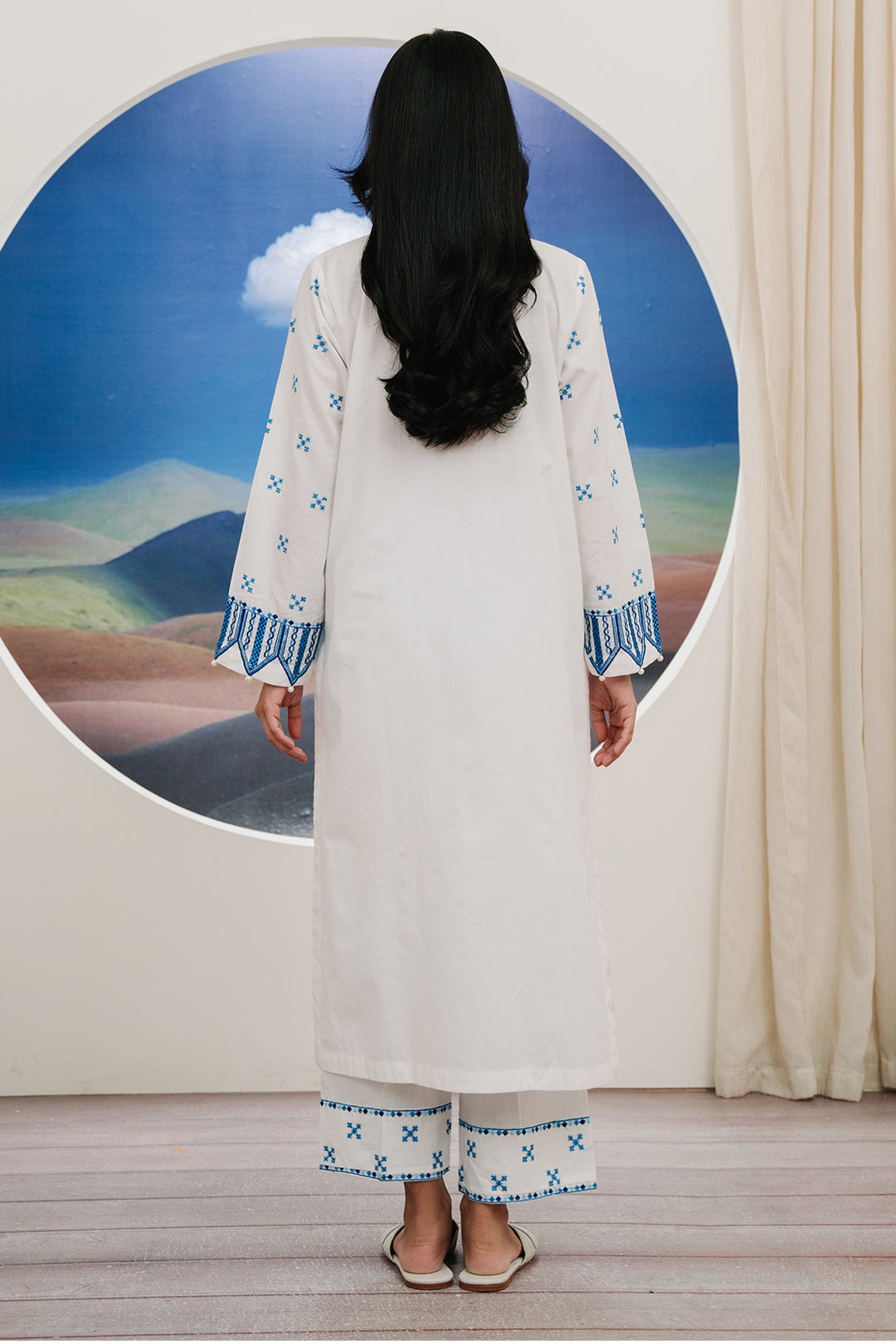 Zellbury | Summer Pret | Embroidered Kurta Trouser - 1984 - by - Libasekhas UK - Registered Vendor of : Zellbury Women - 100% Original Designer Dresss