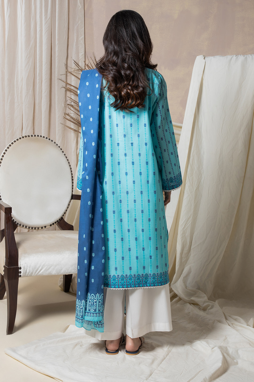 Zellbury | Summer Pret | Embroidered Kurta Dupatta - 2070 - by - Libasekhas UK - Registered Vendor of : Zellbury Women - 100% Original Designer Dresss