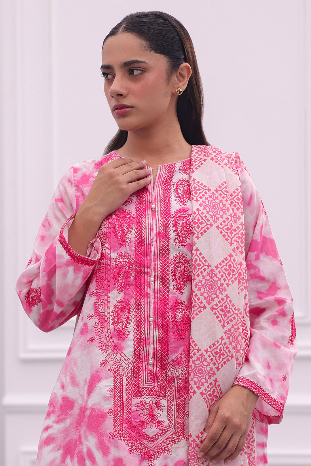 Zellbury | Summer Pret | Embroidered Kurta Dupatta - 2071 - by - Libasekhas UK - Registered Vendor of : Zellbury Women - 100% Original Designer Dresss