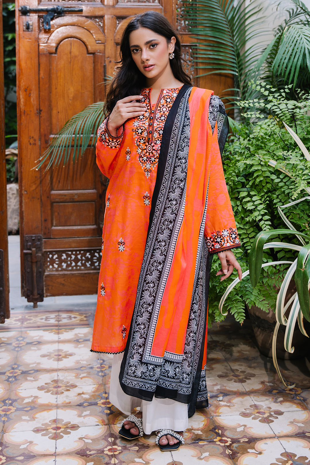 Zellbury | Summer Pret | Embroidered Kurta Dupatta - 2077 - by - Libasekhas UK - Registered Vendor of : Zellbury Women - 100% Original Designer Dresss