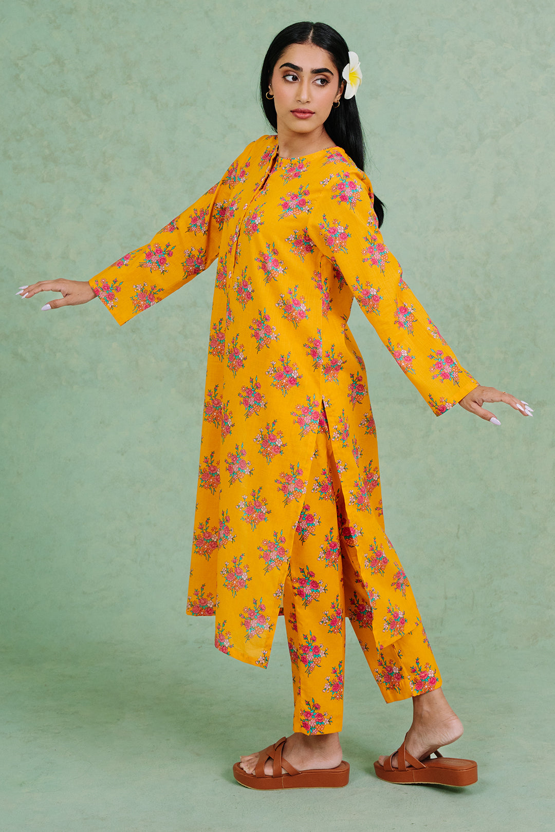 Zellbury | Summer Pret | Kurta Trouser - 2085 - by - Libasekhas UK - Registered Vendor of : Zellbury Women - 100% Original Designer Dresss
