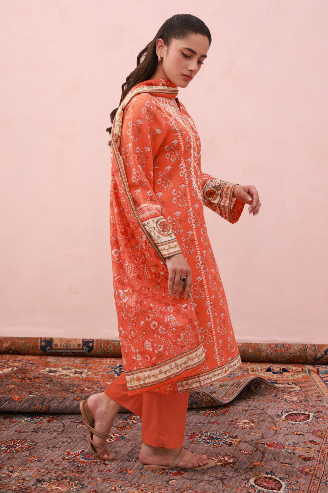 Zellbury | Summer Pret | Embroidered Kurta Dupatta Trouser - 1962 - by - Libasekhas UK - Registered Vendor of : Zellbury Women - 100% Original Designer Dresss