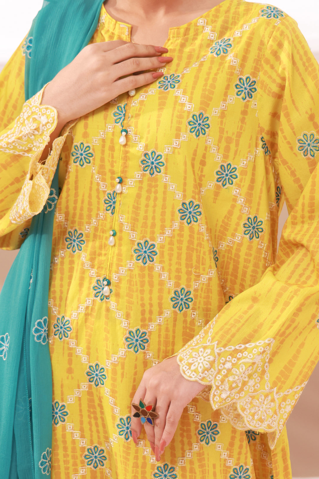 Zellbury | Summer Pret | Embroidered Kurta Dupatta Trouser - 2133 - by - Libasekhas UK - Registered Vendor of : Zellbury Women - 100% Original Designer Dresss