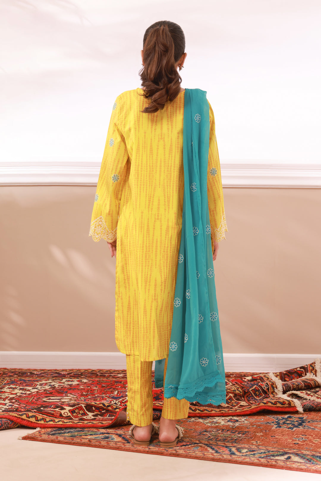 Zellbury | Summer Pret | Embroidered Kurta Dupatta Trouser - 2133 - by - Libasekhas UK - Registered Vendor of : Zellbury Women - 100% Original Designer Dresss