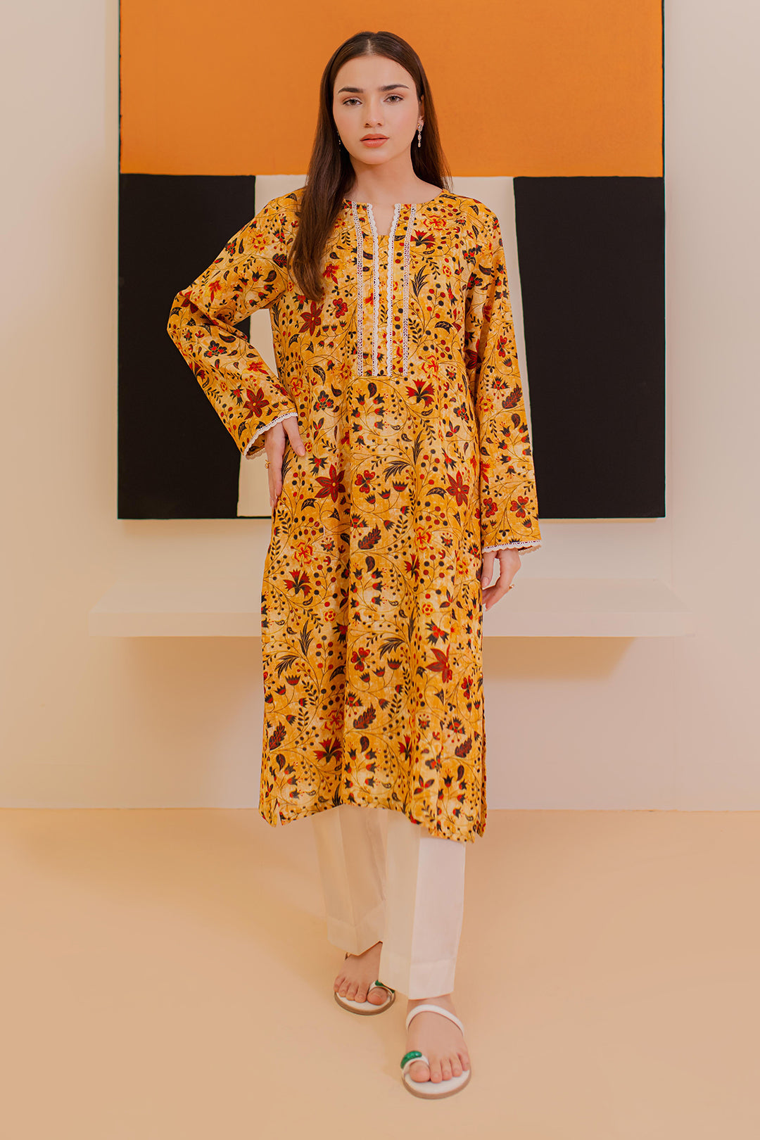 Zellbury | Winter Pret | Kurta - 3079 - by - Libasekhas UK - Registered Vendor of : Zellbury Women - 100% Original Designer Dresss