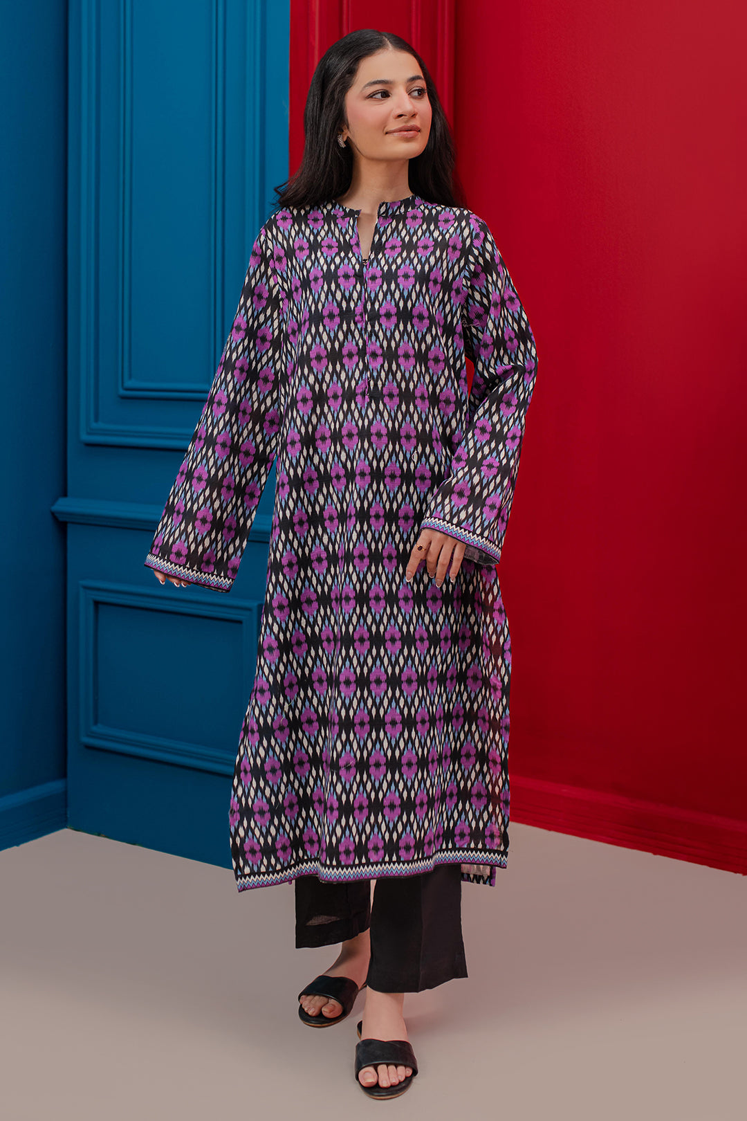 Zellbury | Winter Pret | Kurta - 3097 - by - Libasekhas UK - Registered Vendor of : Zellbury Women - 100% Original Designer Dresss