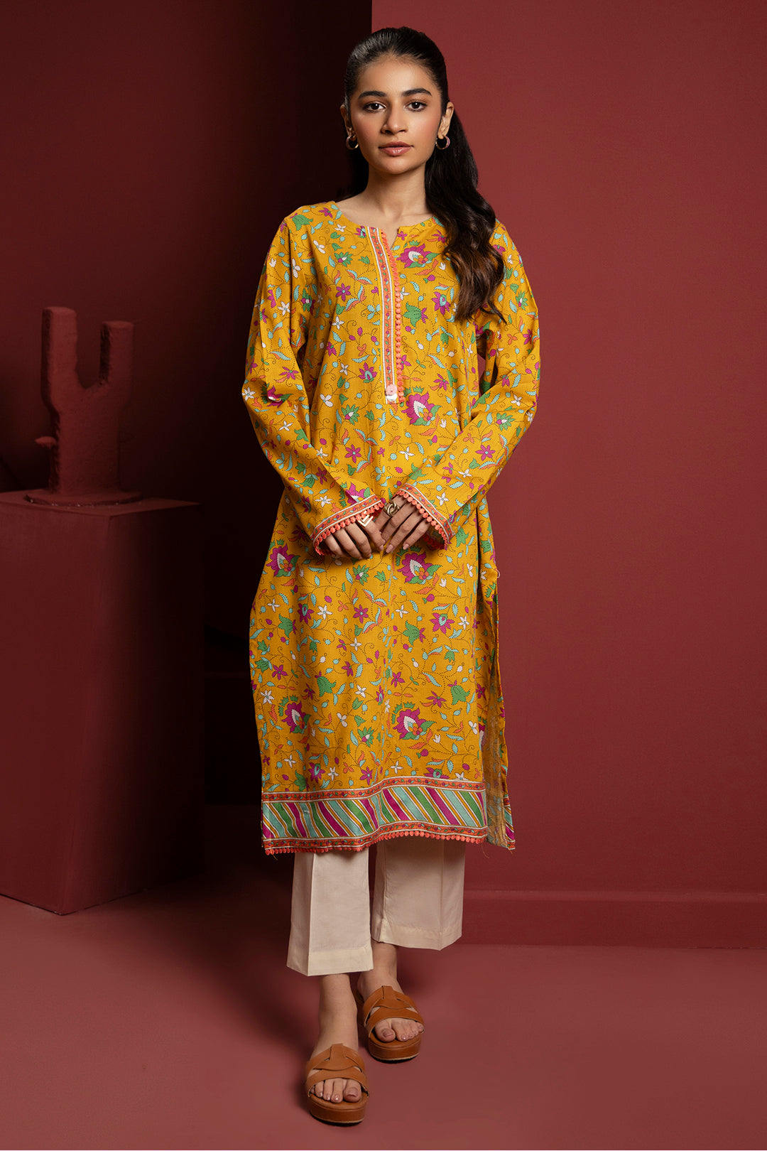 Zellbury | Winter Pret | Kurta - 3098 - by - Libasekhas UK - Registered Vendor of : Zellbury Women - 100% Original Designer Dresss