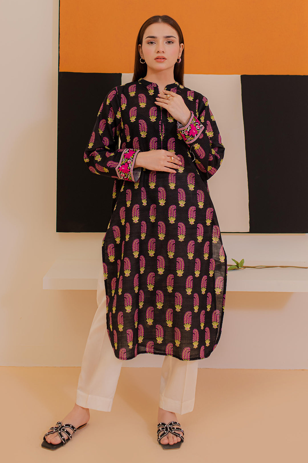 Zellbury | Winter Pret | Kurta - 3124 - by - Libasekhas UK - Registered Vendor of : Zellbury Women - 100% Original Designer Dresss