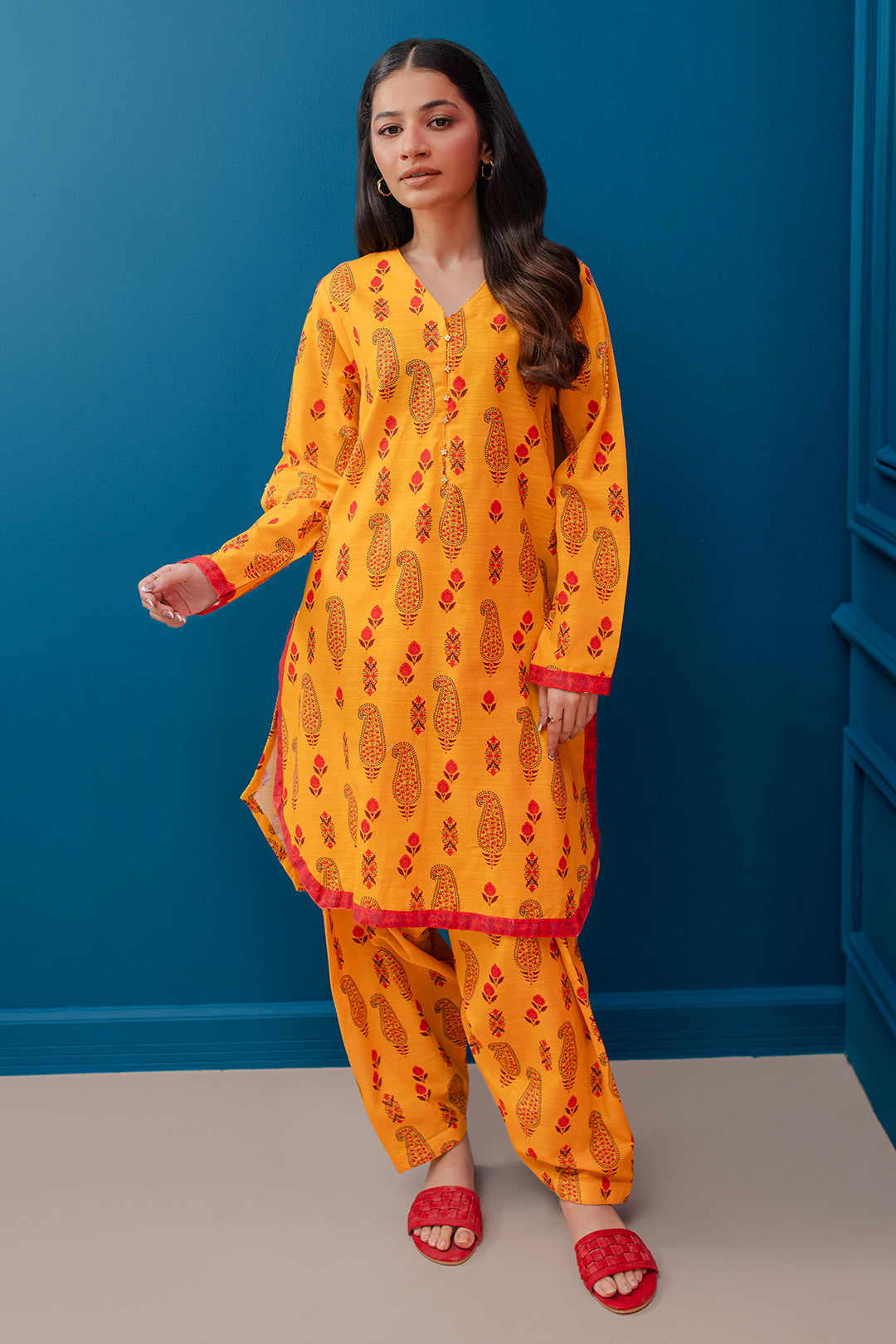 Zellbury | Winter Pret | Kurta Trouser - 2989 - by - Libasekhas UK - Registered Vendor of : Zellbury Women - 100% Original Designer Dresss