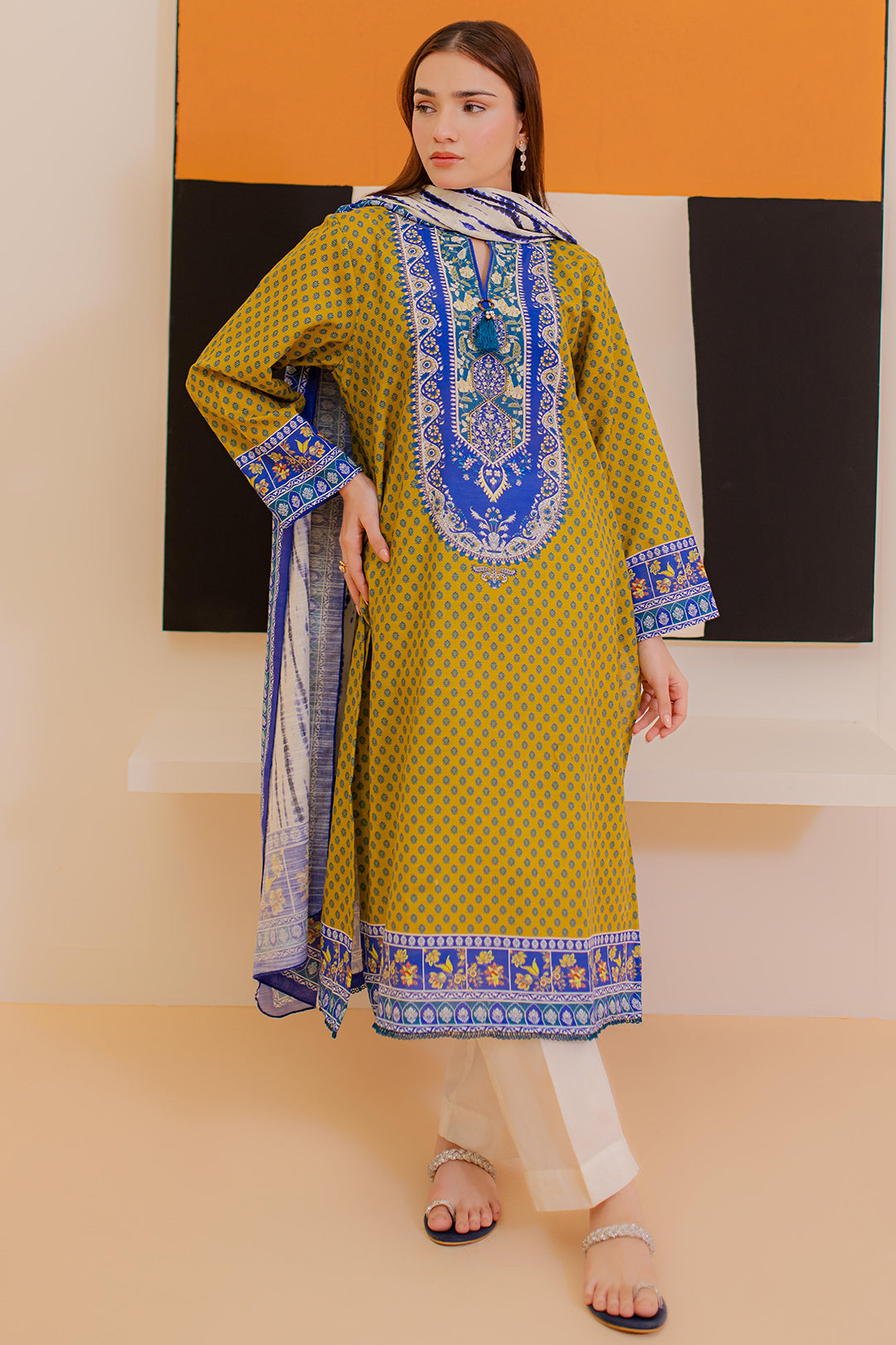 Zellbury | Winter Pret | Kurta Dupatta - 3032 - by - Libasekhas UK - Registered Vendor of : Zellbury Women - 100% Original Designer Dresss