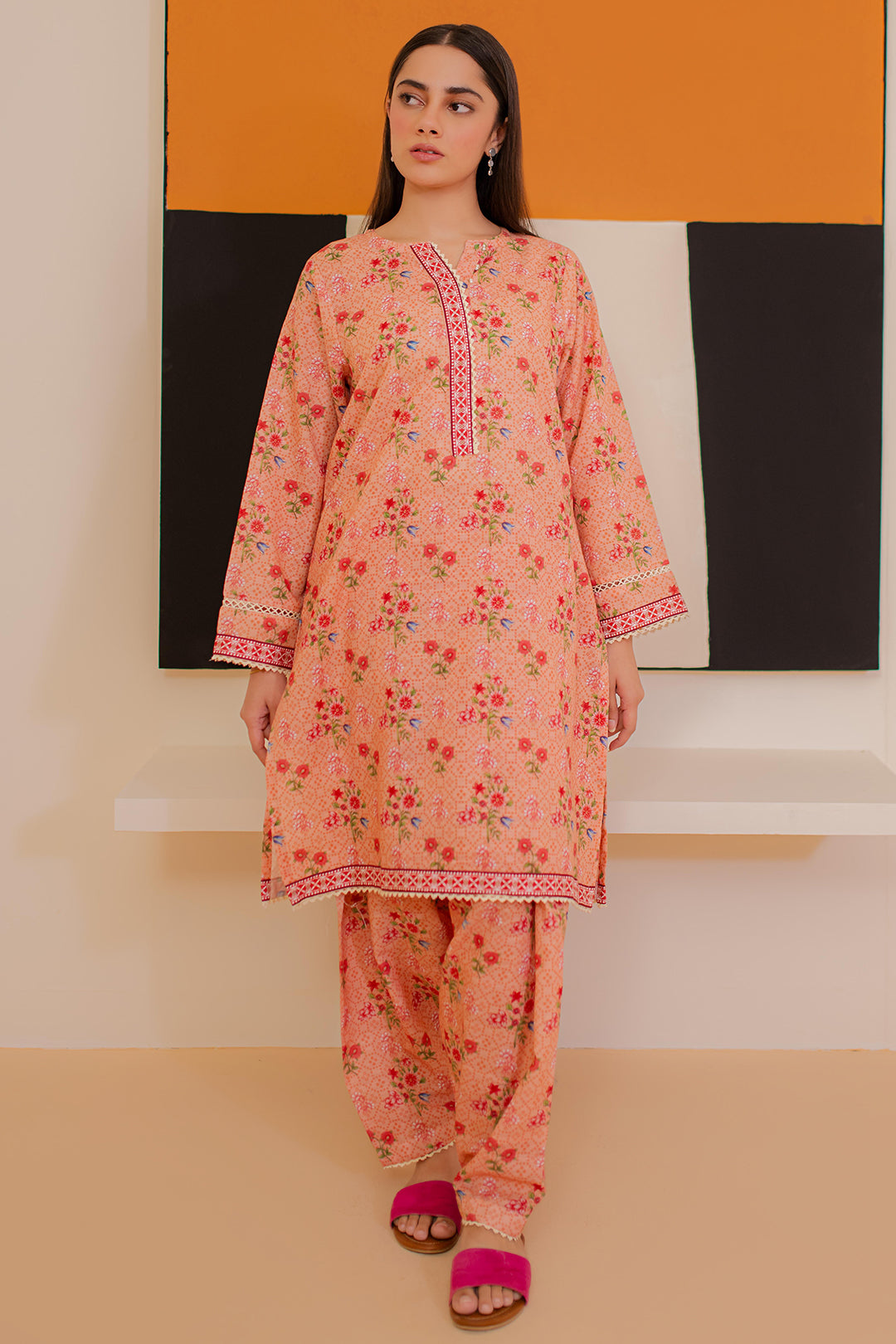 Zellbury | Winter Pret | Kurta Trouser - 3166 - by - Libasekhas UK - Registered Vendor of : Zellbury Women - 100% Original Designer Dresss